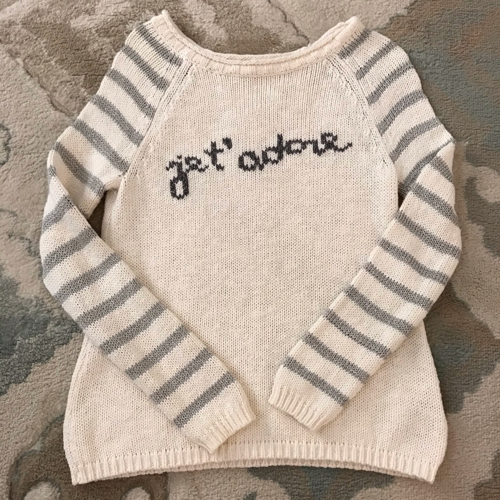 ✨GUC Moth for Anthropologie jet’ adore Sweater
